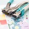 We R Memory Keepers Crop-A-Dile 2 - Big Bite Blue 70911-4, Heavy Duty Single Hole Punch and Eyelet Grommet Setter with Ergonomical Grip, 1/8 or 3/16 inch Hole Puncher